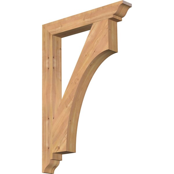 Ekena Millwork Westlake Traditional Smooth Bracket, Western Red Cedar, 3 1/2"W x 26"D x 38"H BKT04X26X38WTL01SWR - main